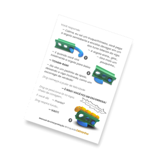 Página de narrativa do Brinquedo Estranho